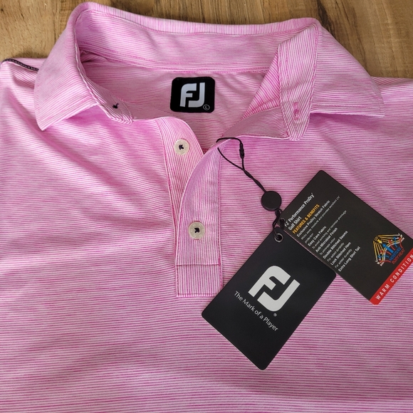 NWT Mens Footjoy Polo Shirt size L - Picture 6 of 10